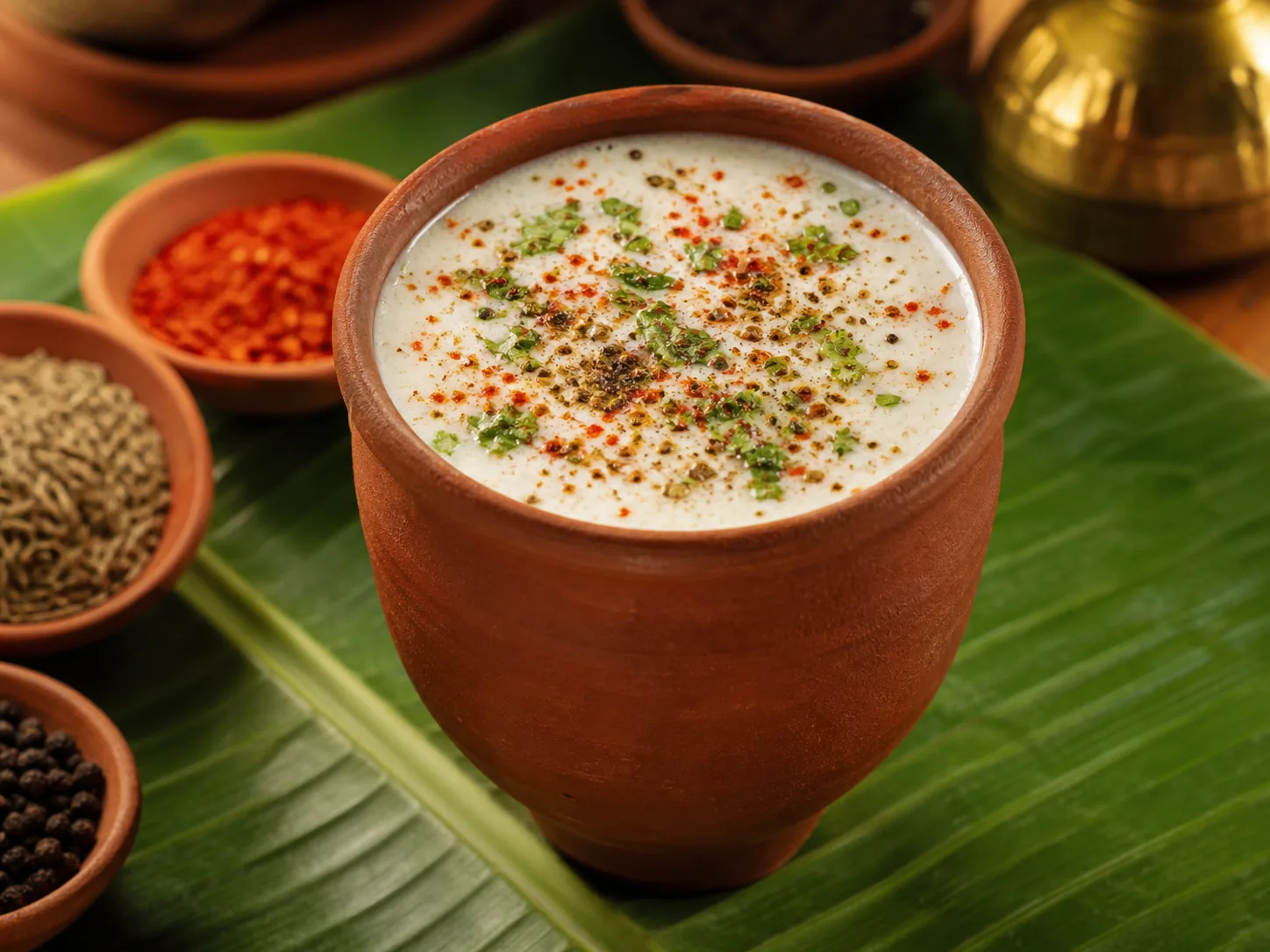 Masala mattha in clay kulhad